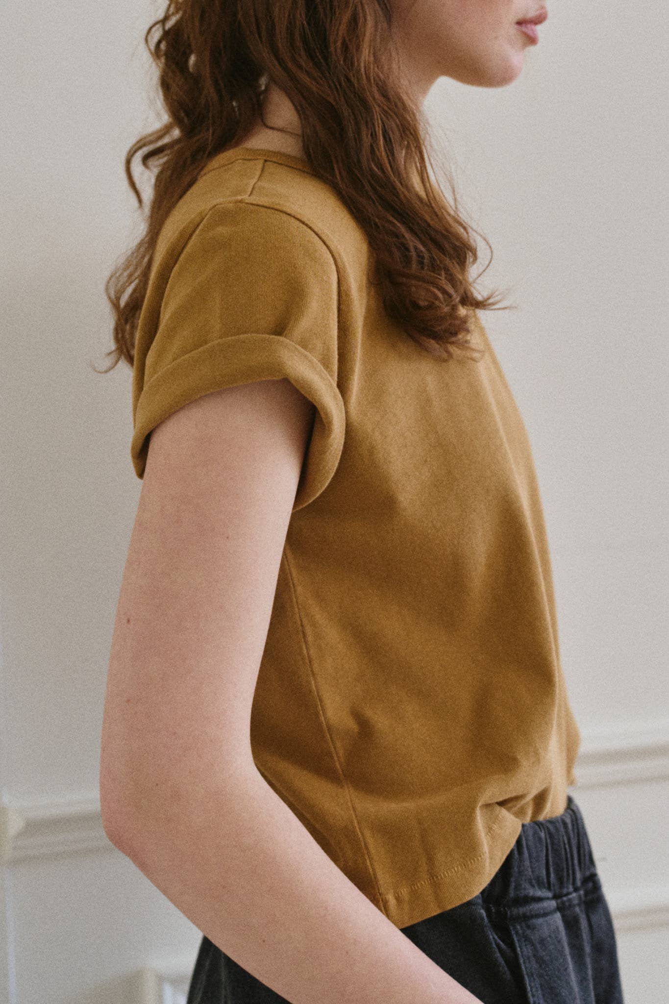 The Little Boy Tee - Butterscotch