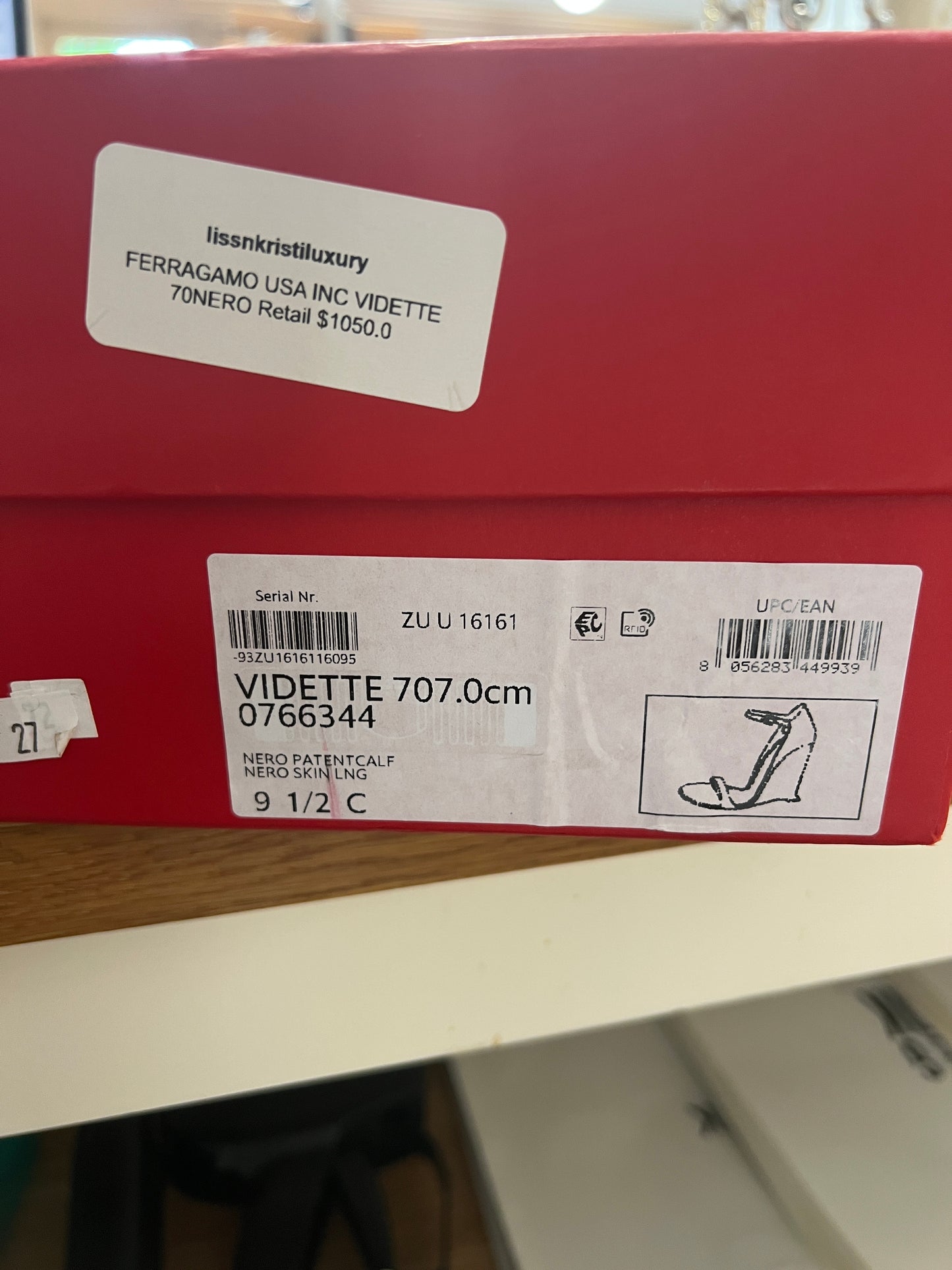 Salvatore Ferragamo Vidette Wedge Sandals