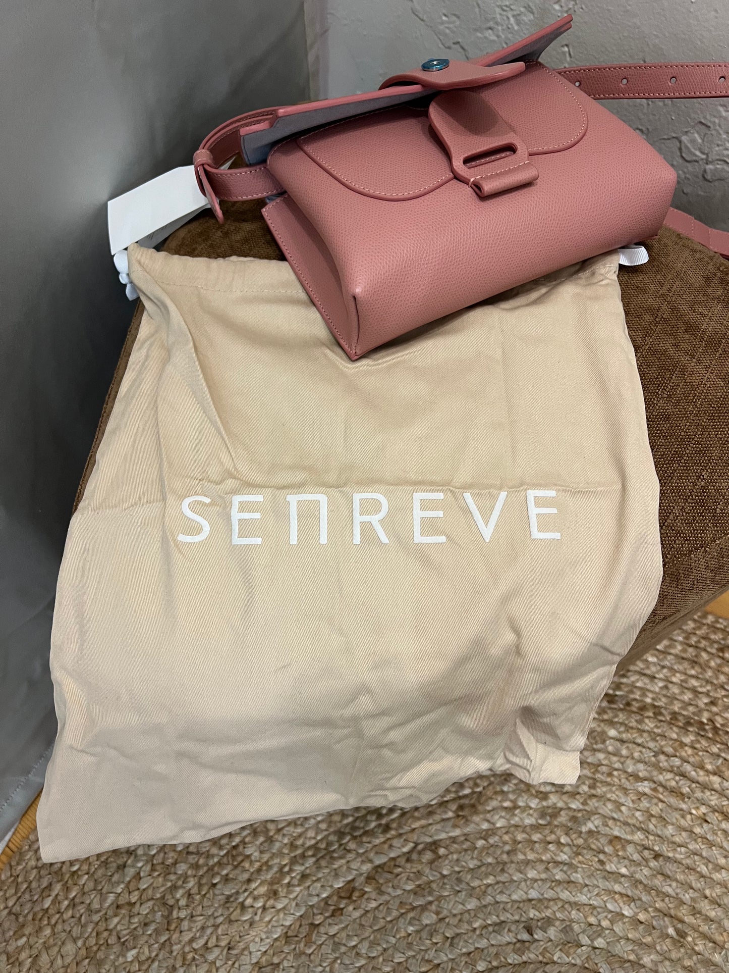 Senreve Aria Mauve Crossbody Belt Bag