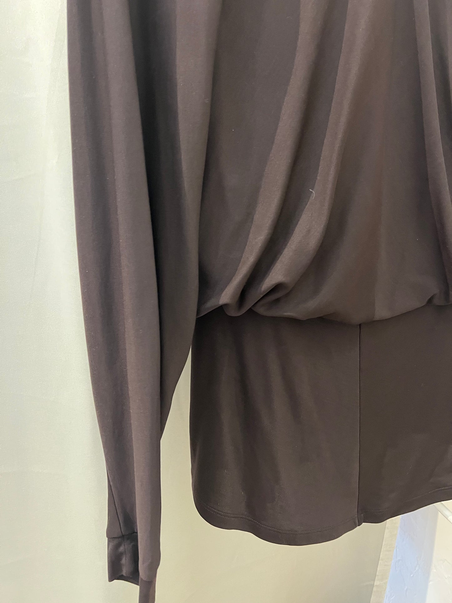 Palmer//harding brown bat sleeve blouse