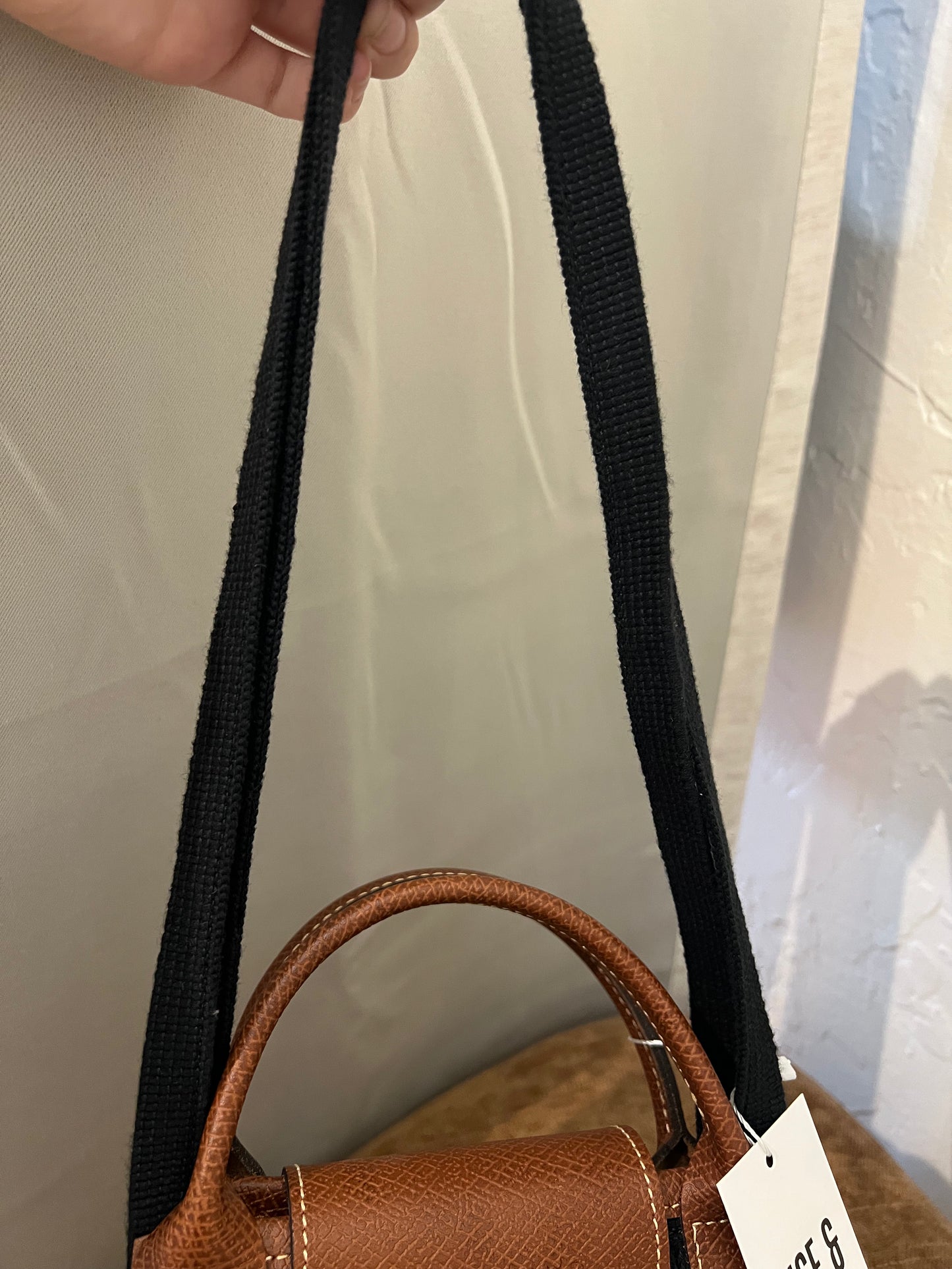 Longchamp Le Pilage Filet black bag