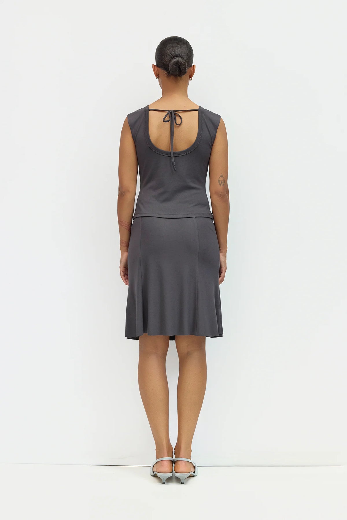 The Janey Top | Charcoal