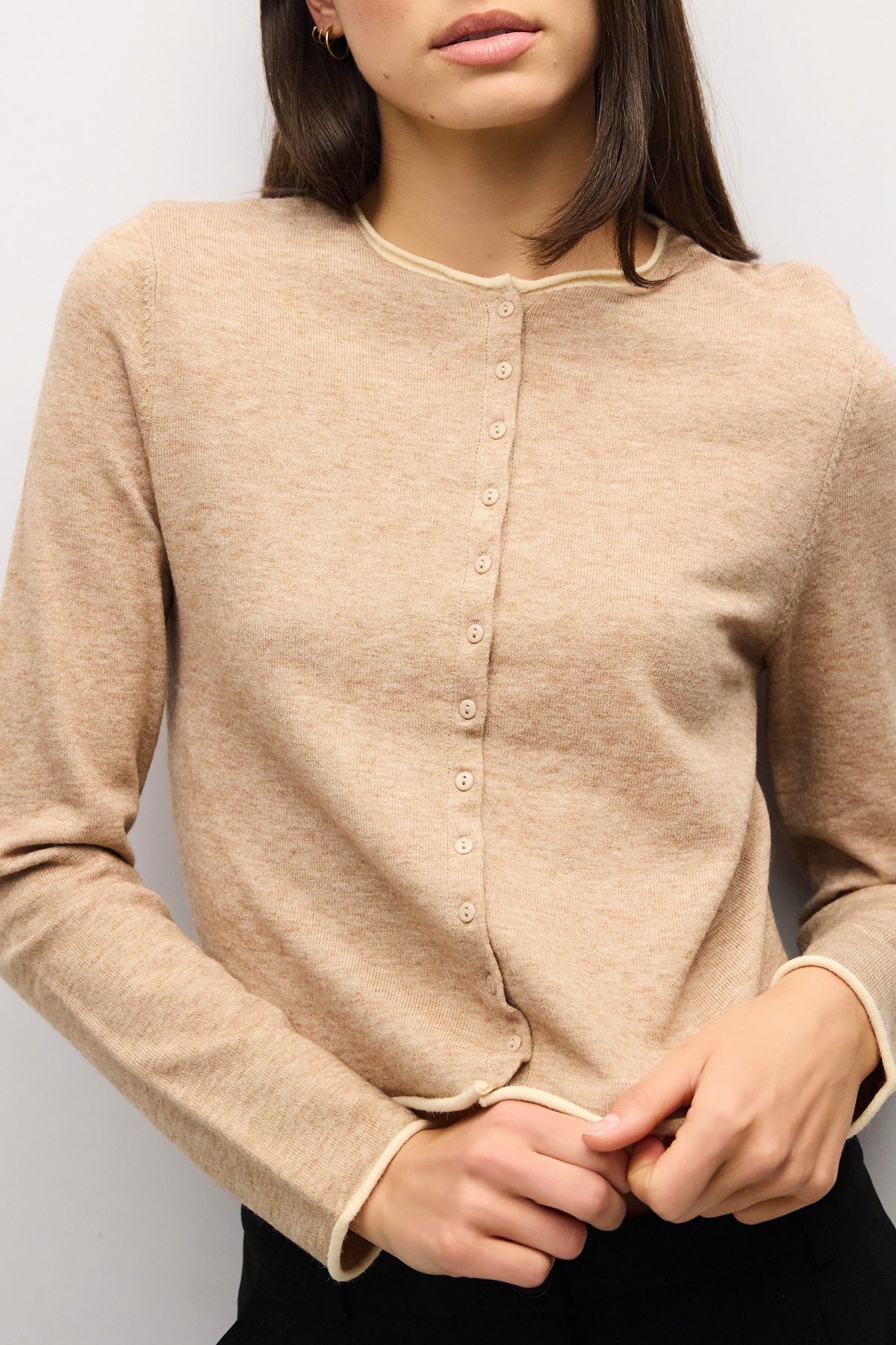 The Jolie Cardigan | Beige