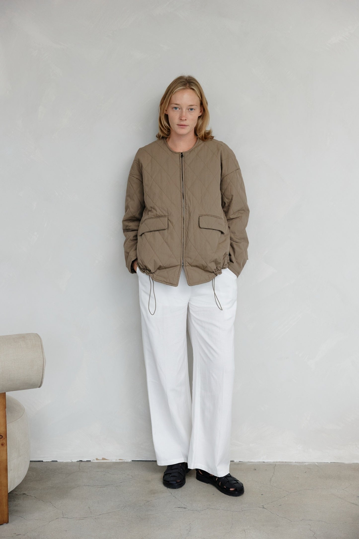 The Greta Olive Jacket