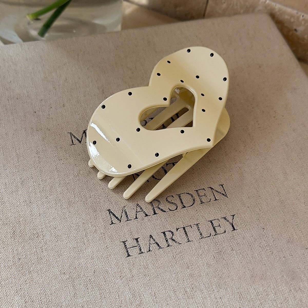 Polka Dot Hair Clips