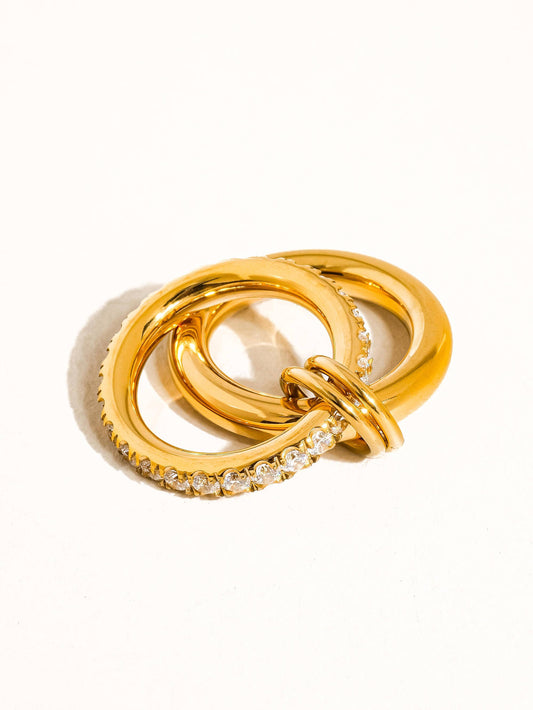 Justine Double Hoop Ring