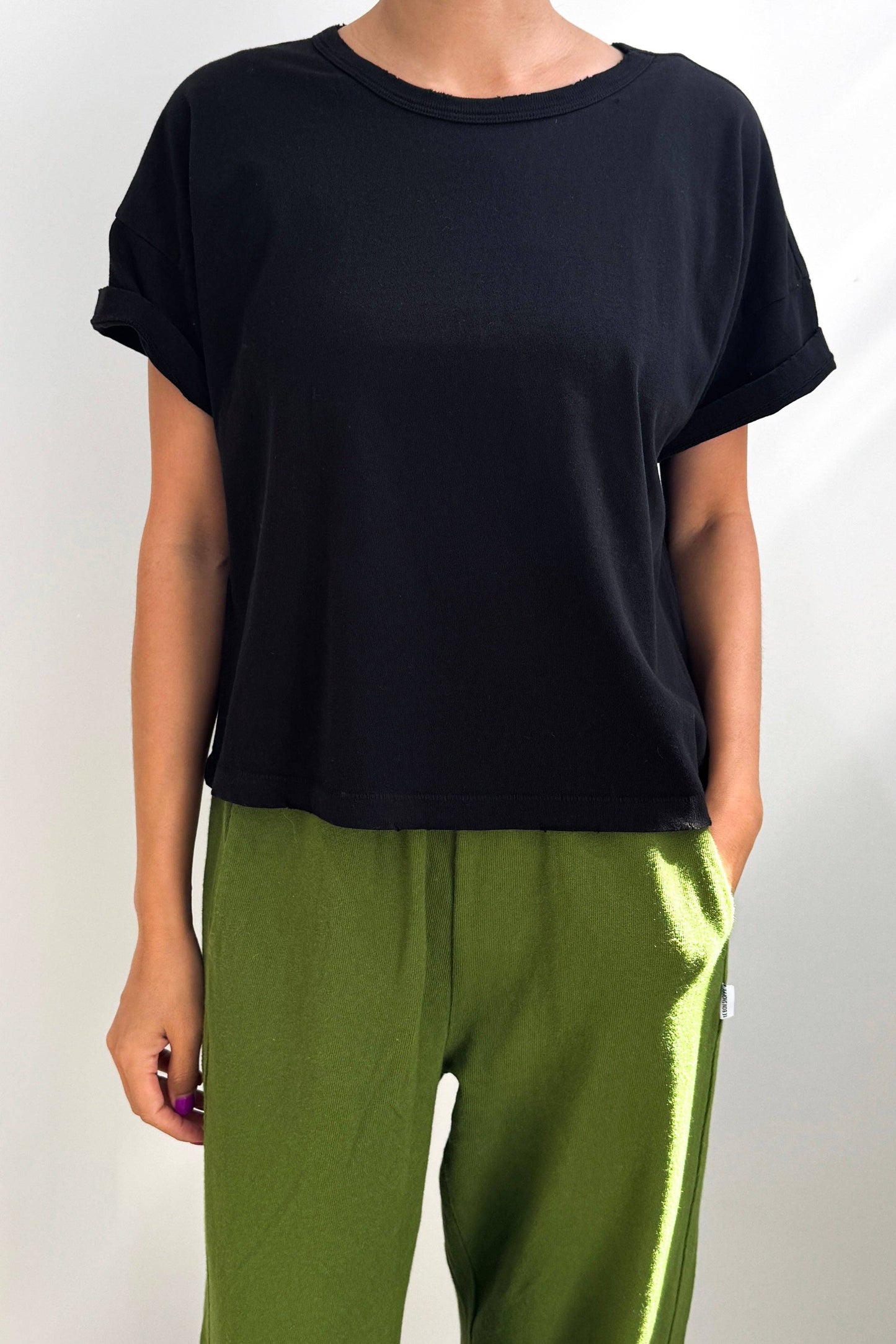 Vintage Fille Tee (2S-2M-1L): Avocado / 2S-2M-1L