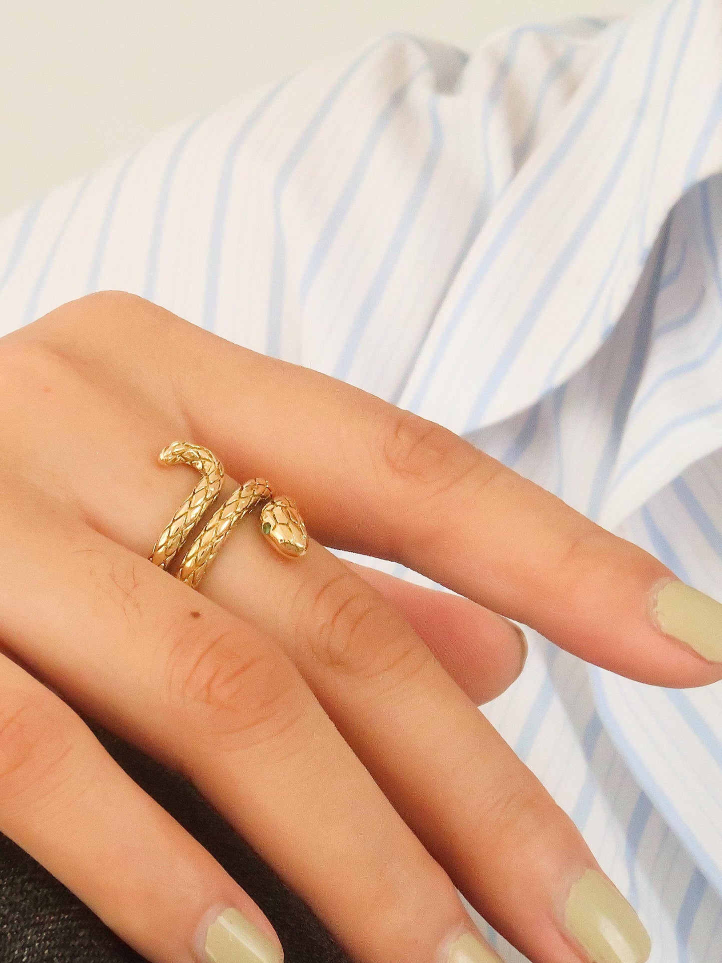 Lamia Serpent Ring