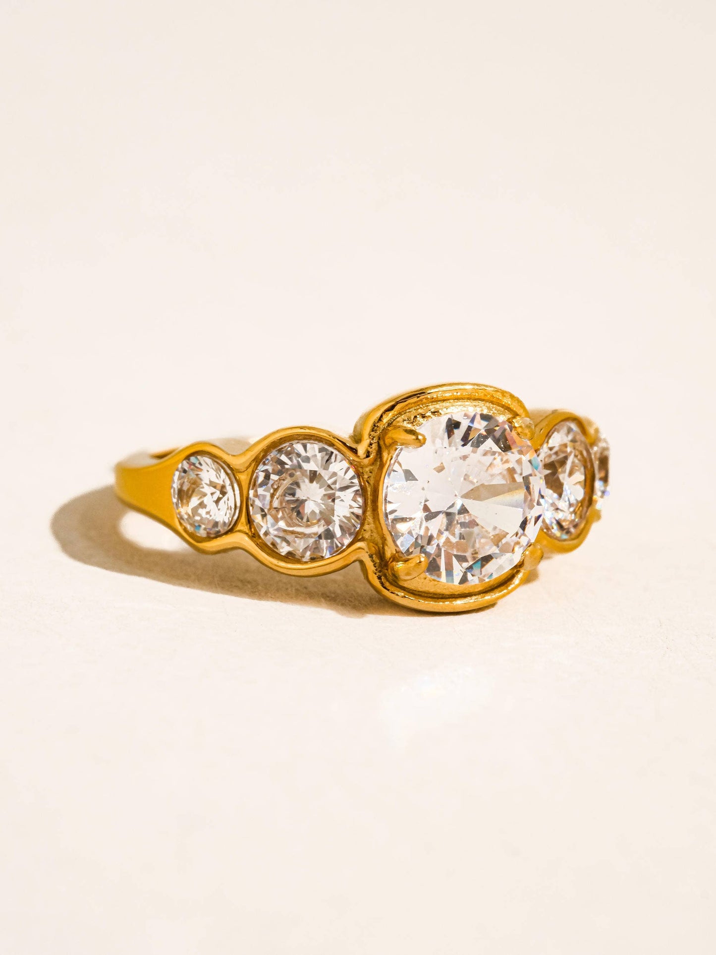 Irid CZ Statement Ring