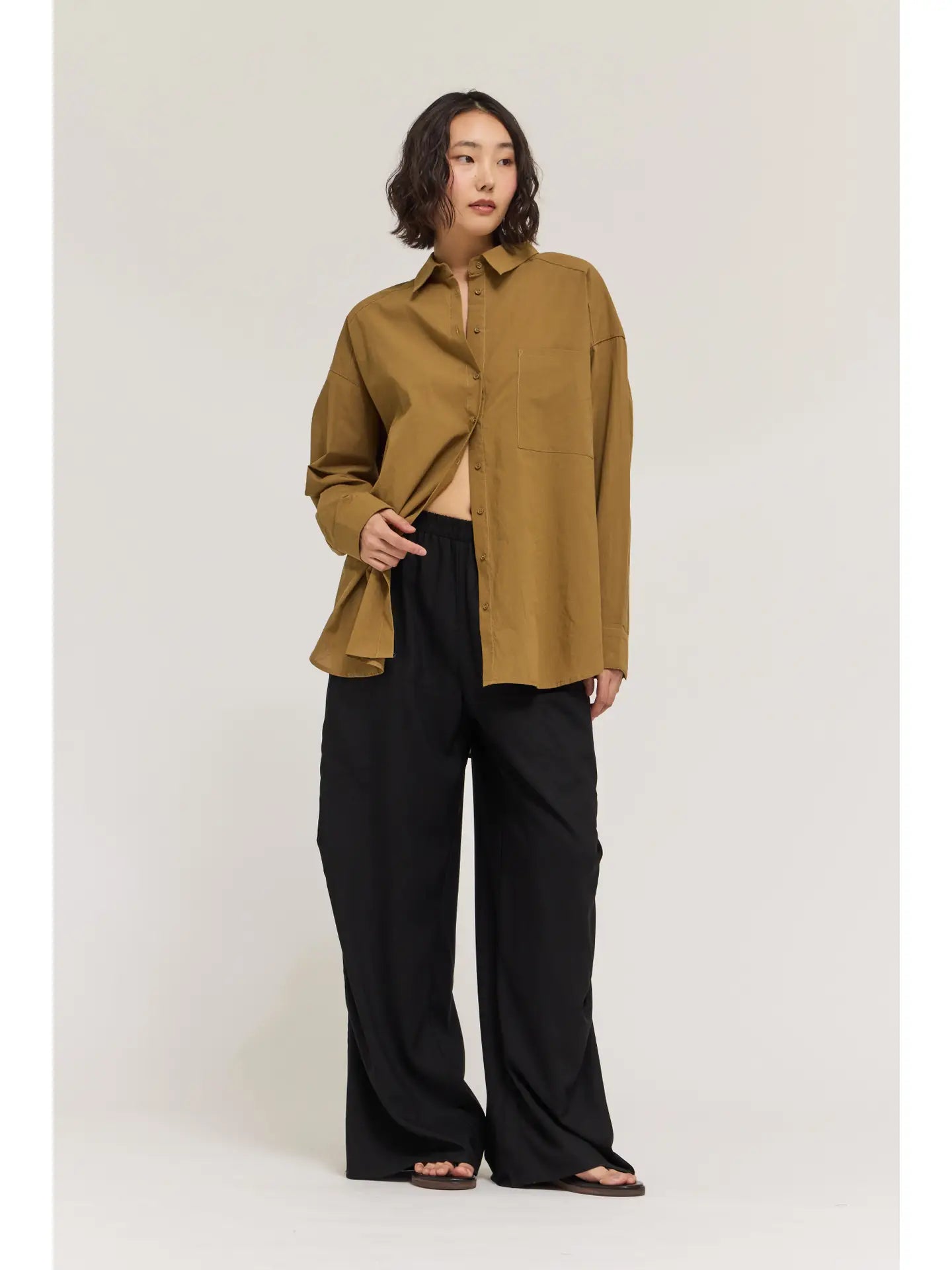 Oversized Walnut Shirt