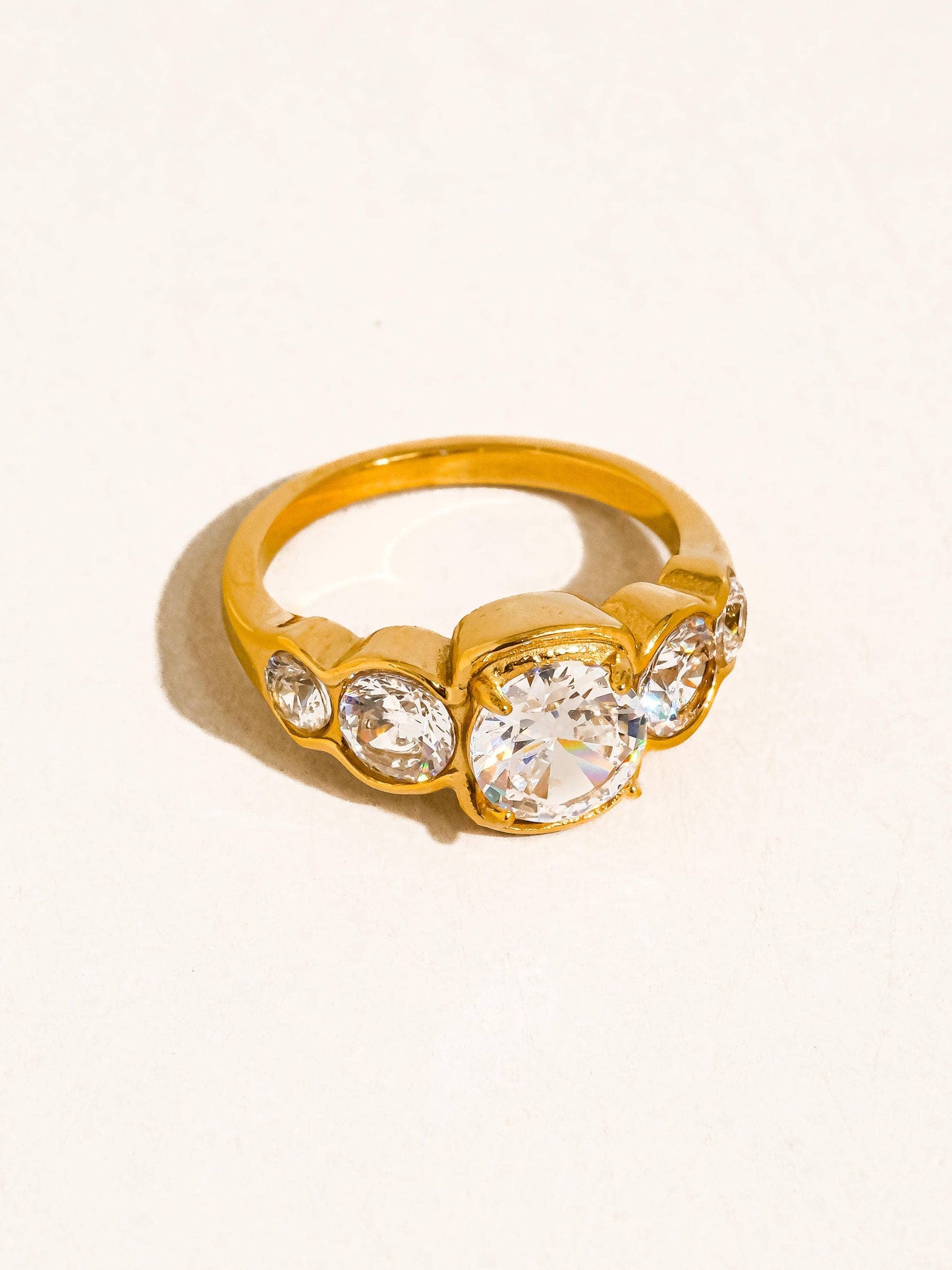 Irid CZ Statement Ring