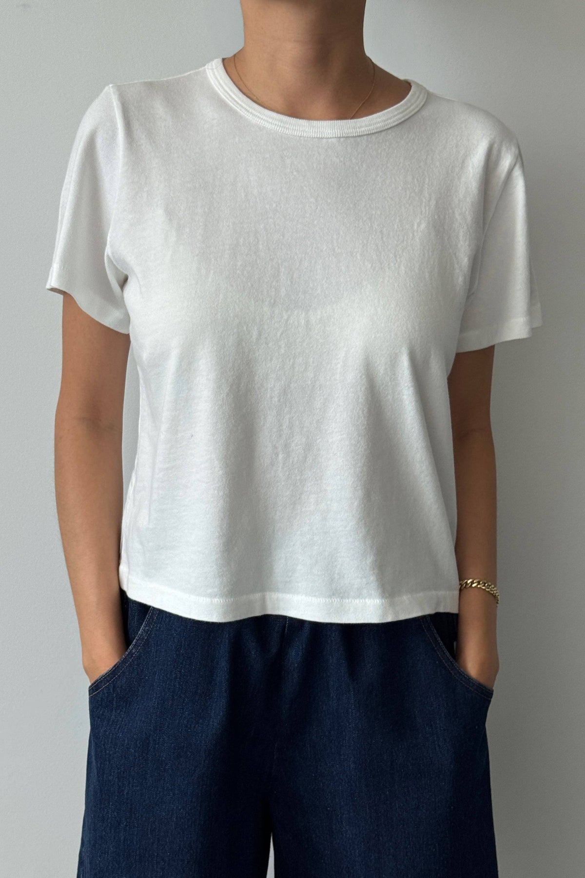 The Little Boy Tee | Vintage White