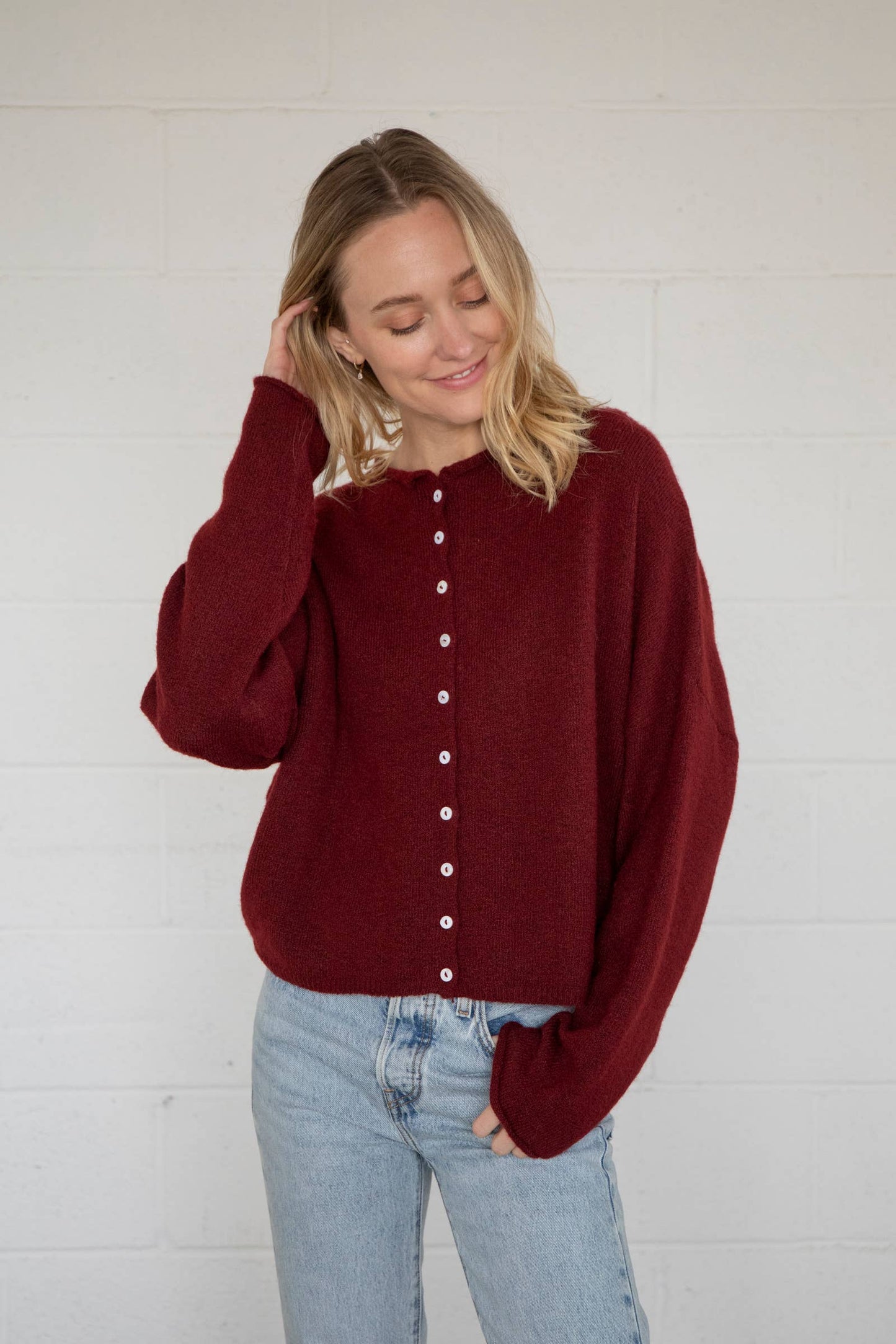 Piper Cardigan | Wine