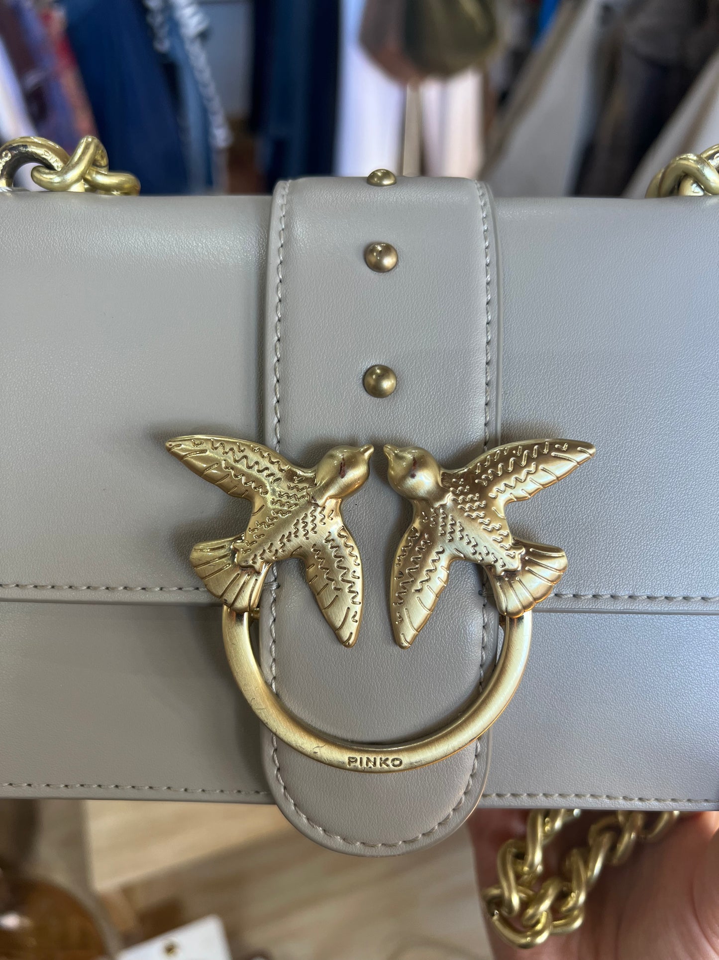 PINKO Love One Mini Crossbody Bag