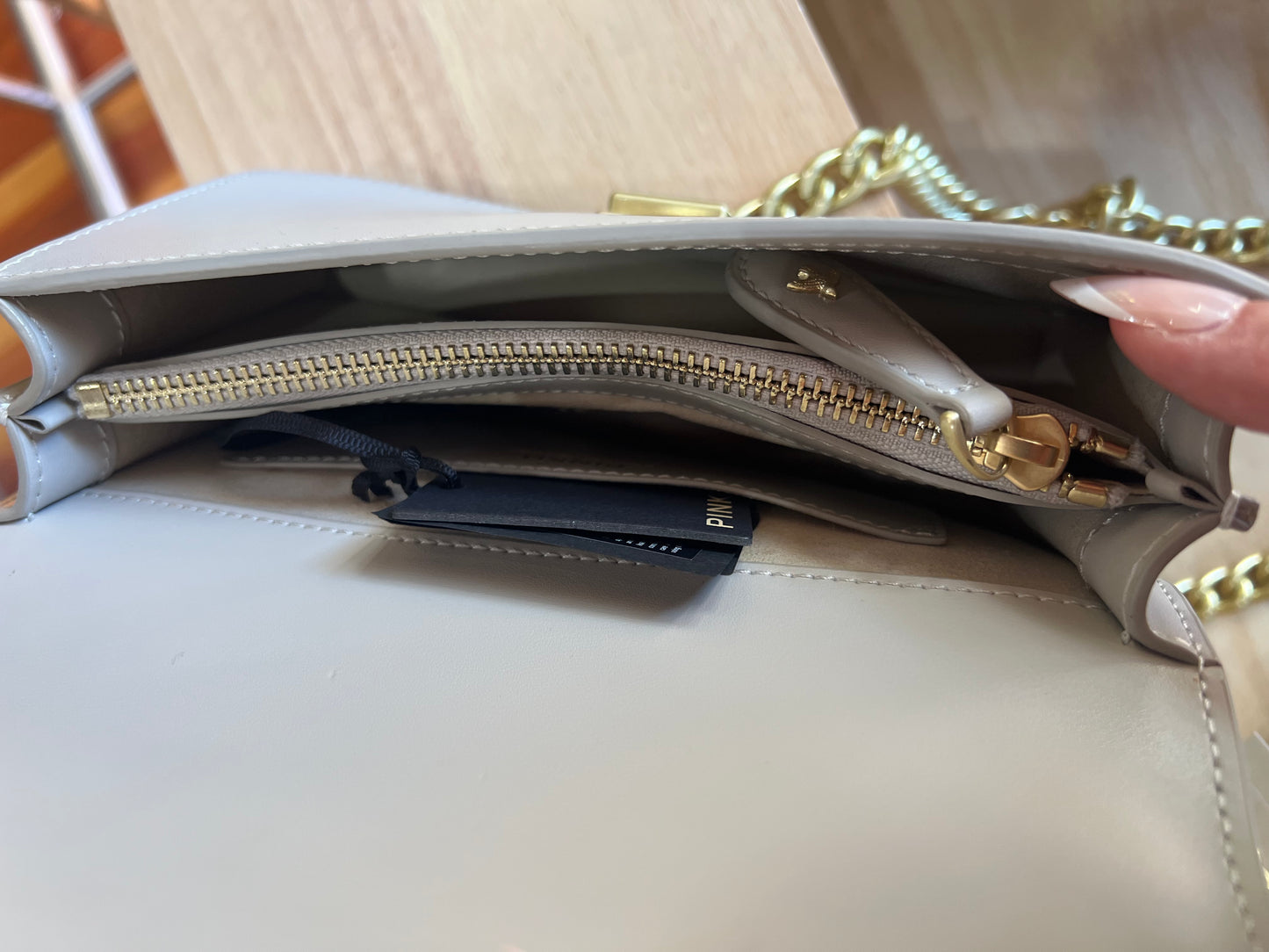 PINKO Love One Mini Crossbody Bag