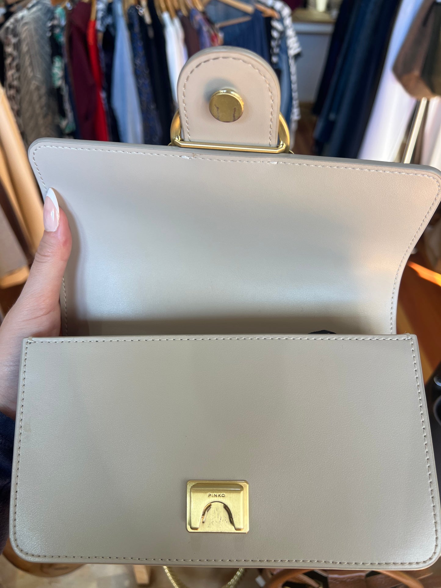 PINKO Love One Mini Crossbody Bag