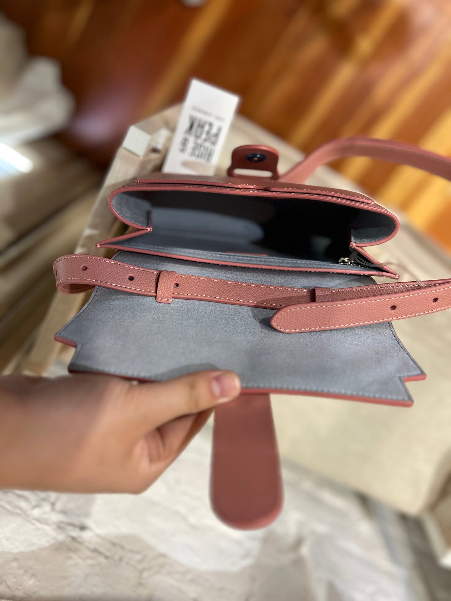 Senreve Aria Mauve Crossbody Belt Bag