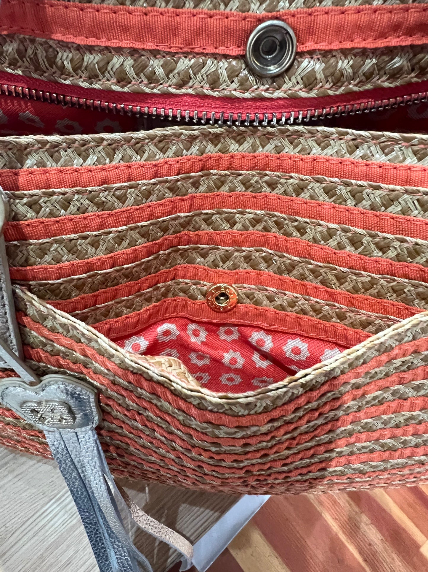 Eric Javitz Squishee Island Straw Tote Bag