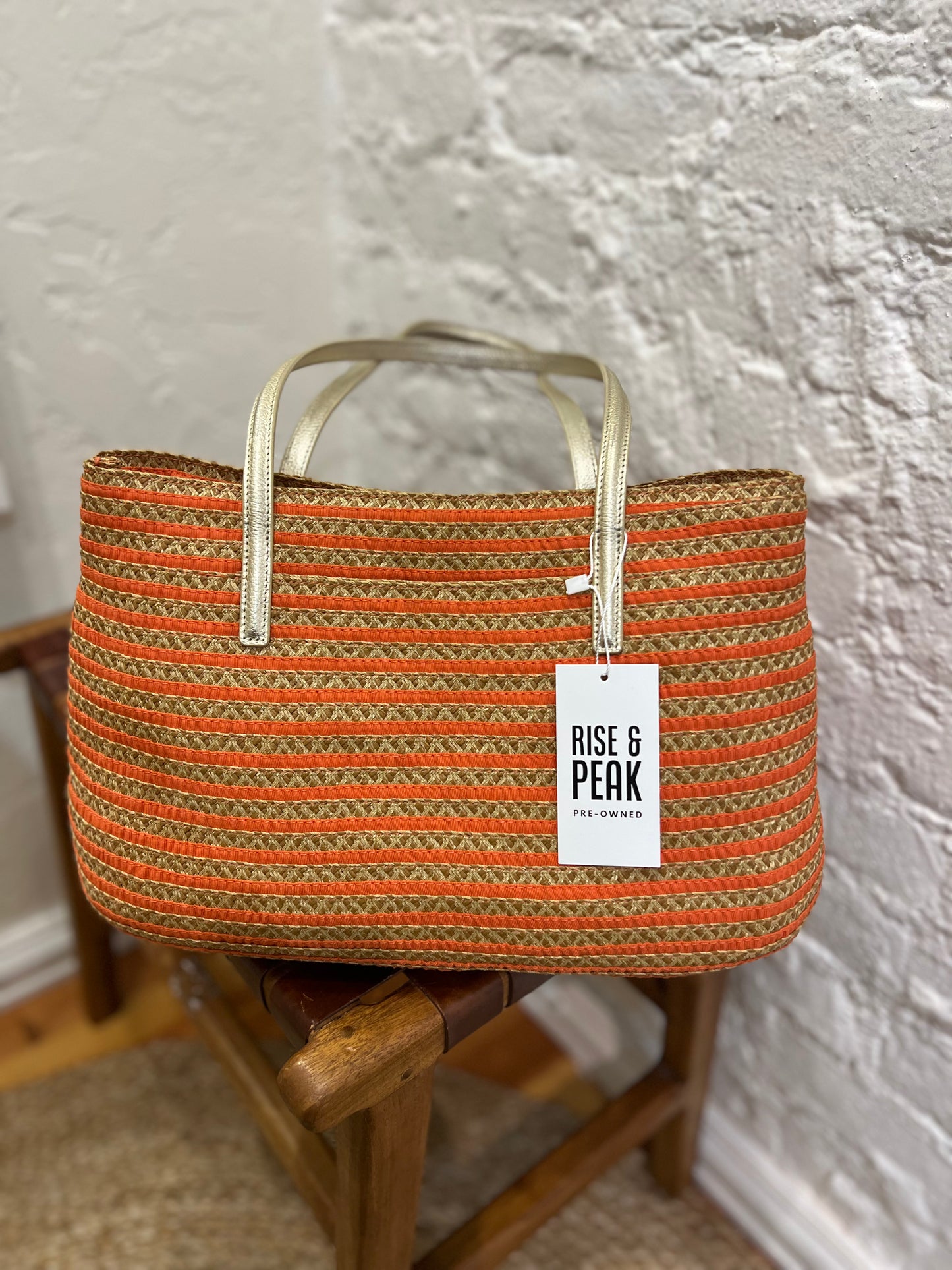 Eric Javitz Squishee Island Straw Tote Bag