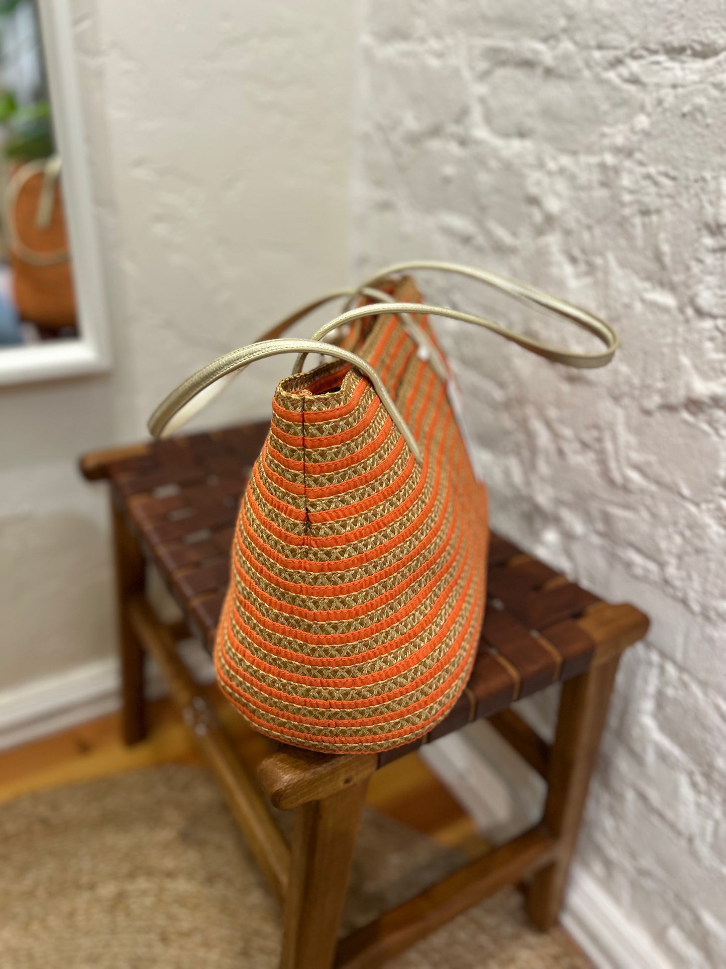 Eric Javitz Squishee Island Straw Tote Bag
