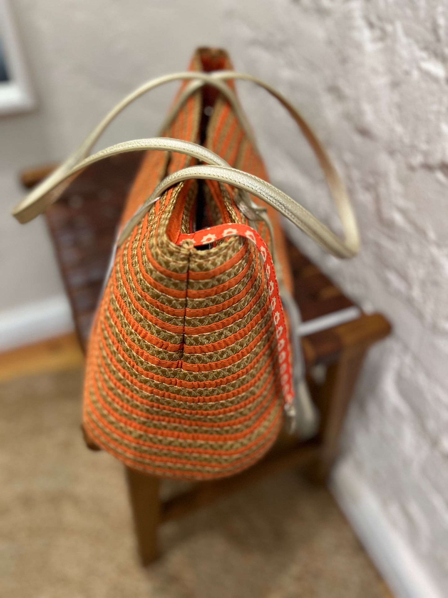 Eric Javitz Squishee Island Straw Tote Bag