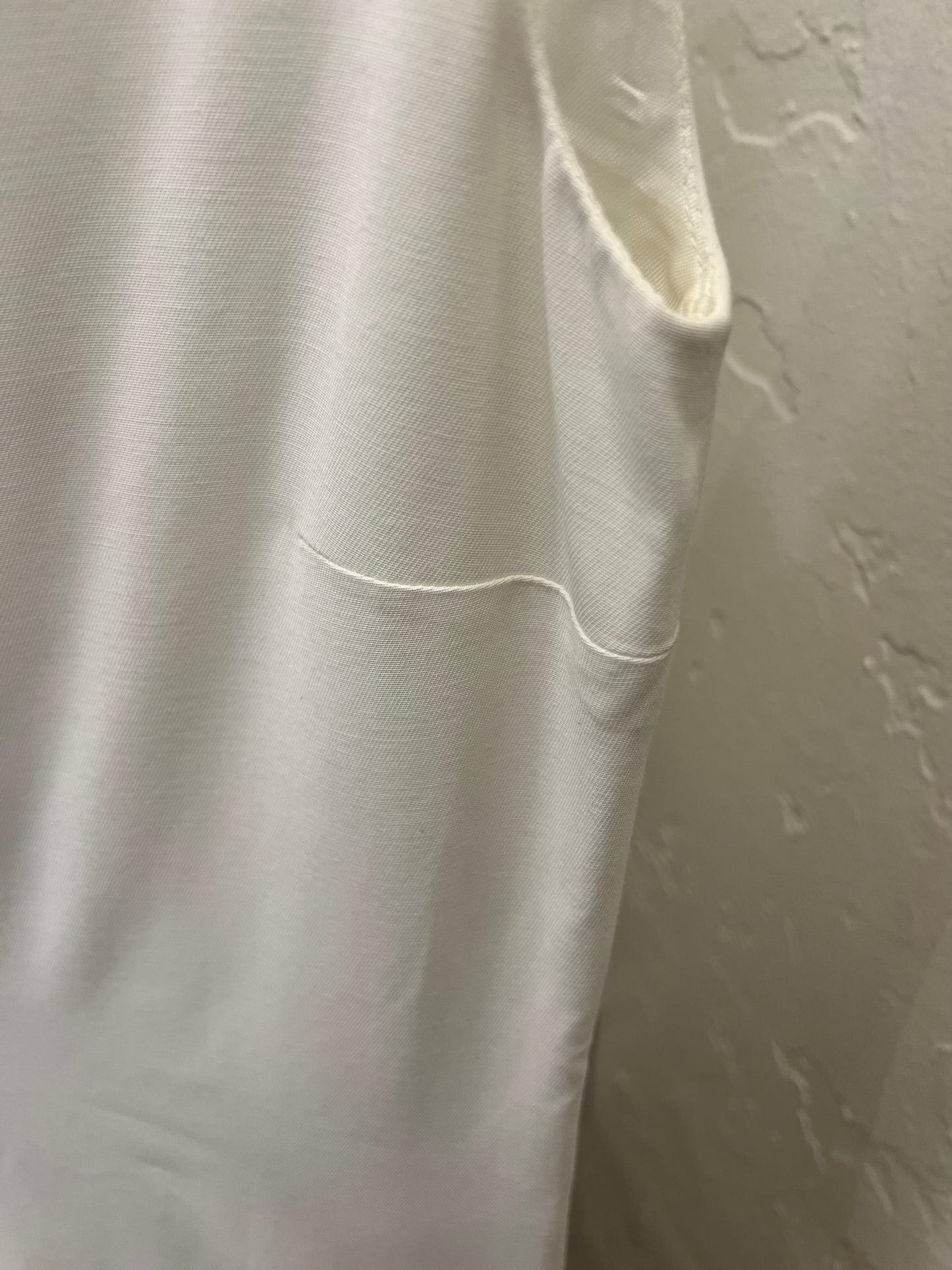 Totême V-Neck Crème Midi Dress