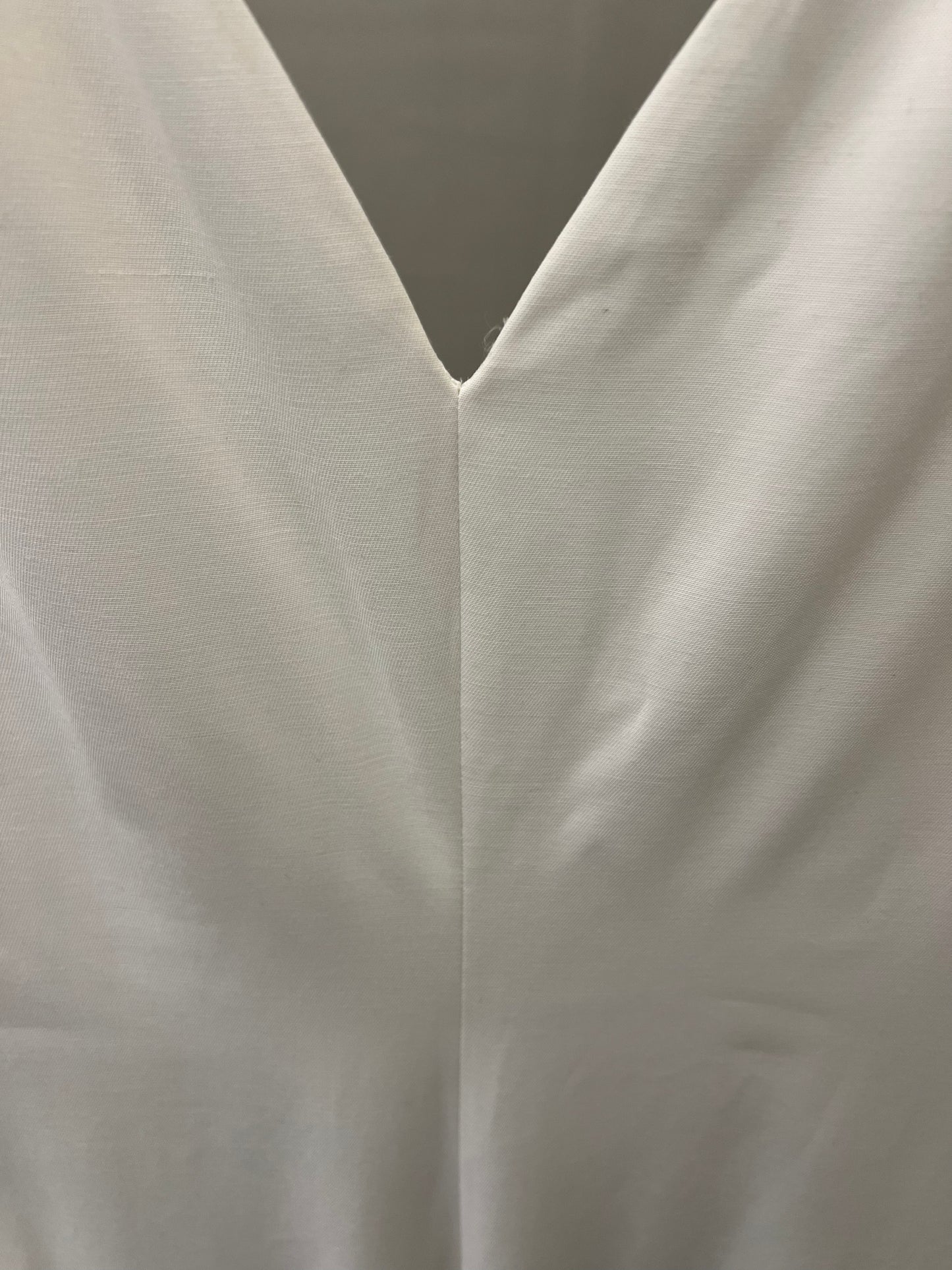 Totême V-Neck Crème Midi Dress