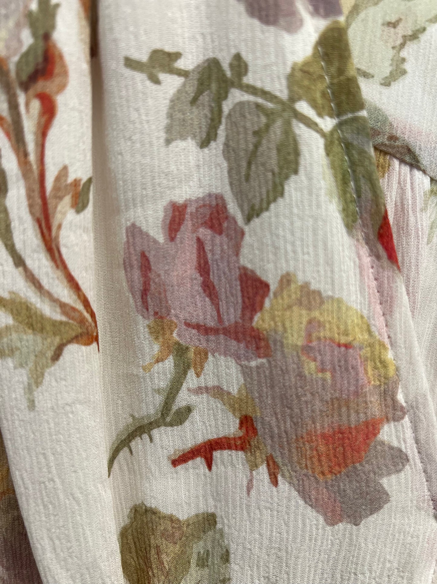 The Kooples Floral English Roses Ruffle Maxi Dress