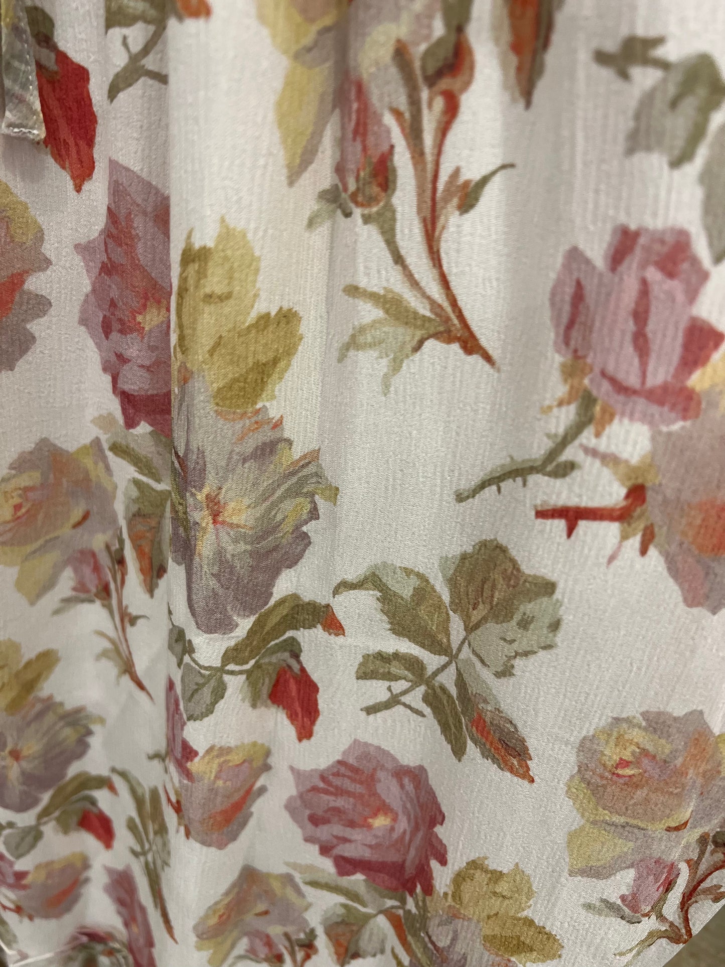 The Kooples Floral English Roses Ruffle Maxi Dress