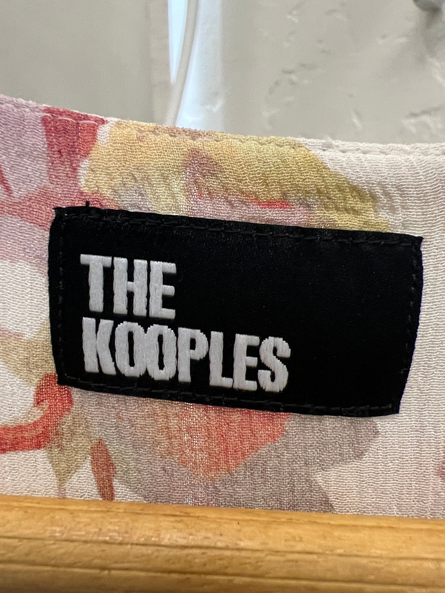 The Kooples Floral English Roses Ruffle Maxi Dress