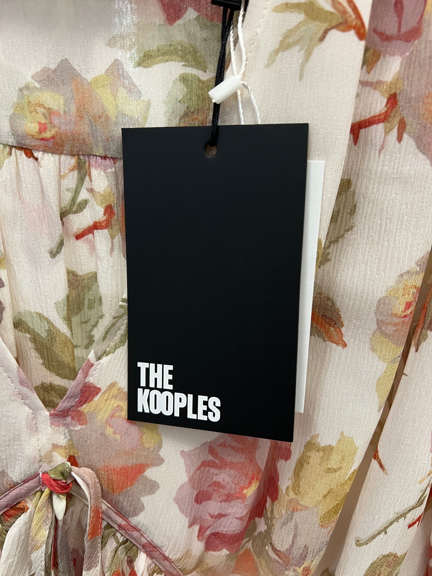 The Kooples Floral English Roses Ruffle Maxi Dress