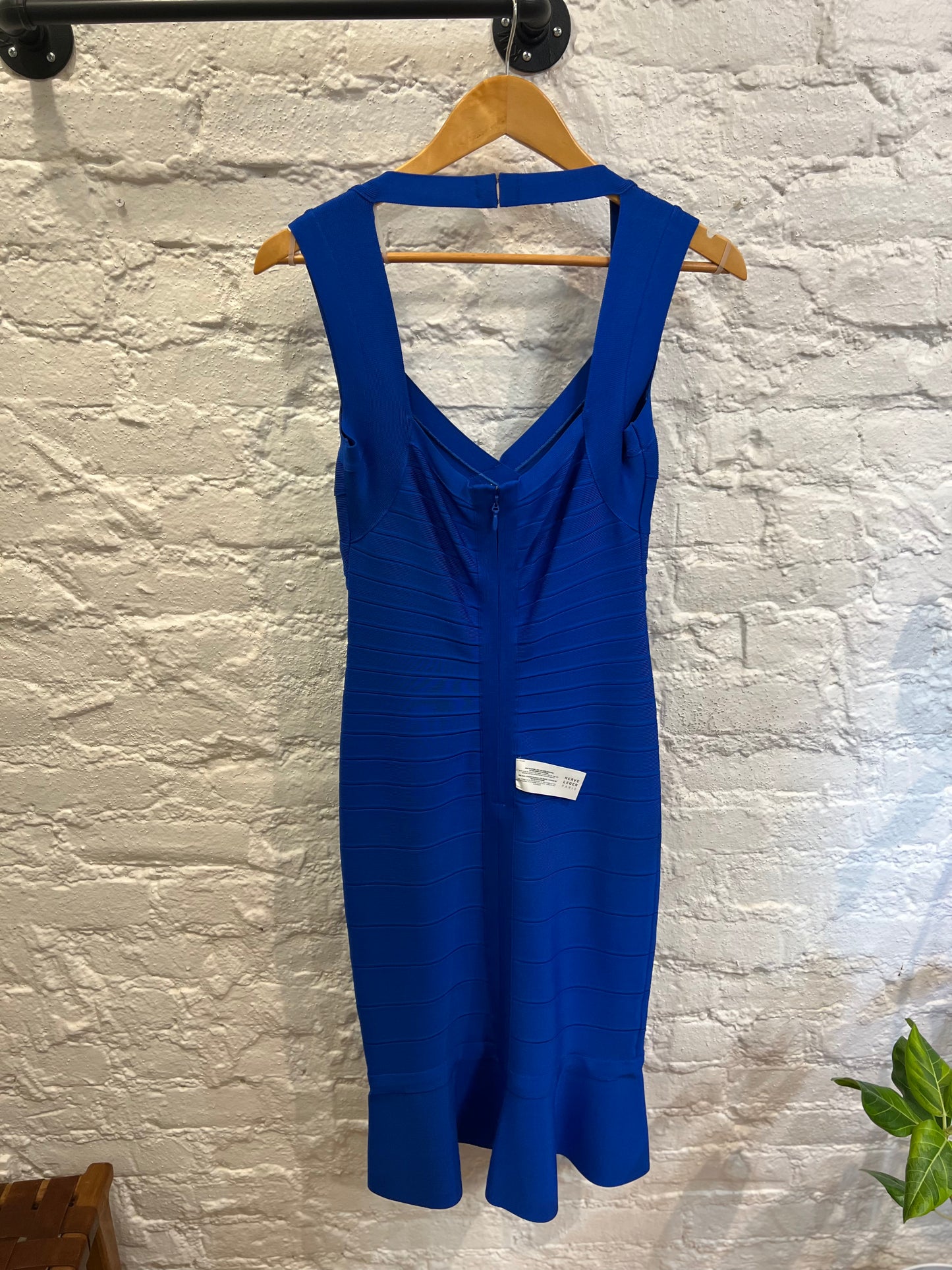 Herve Leger Sweetheart Flare Bandage Dress