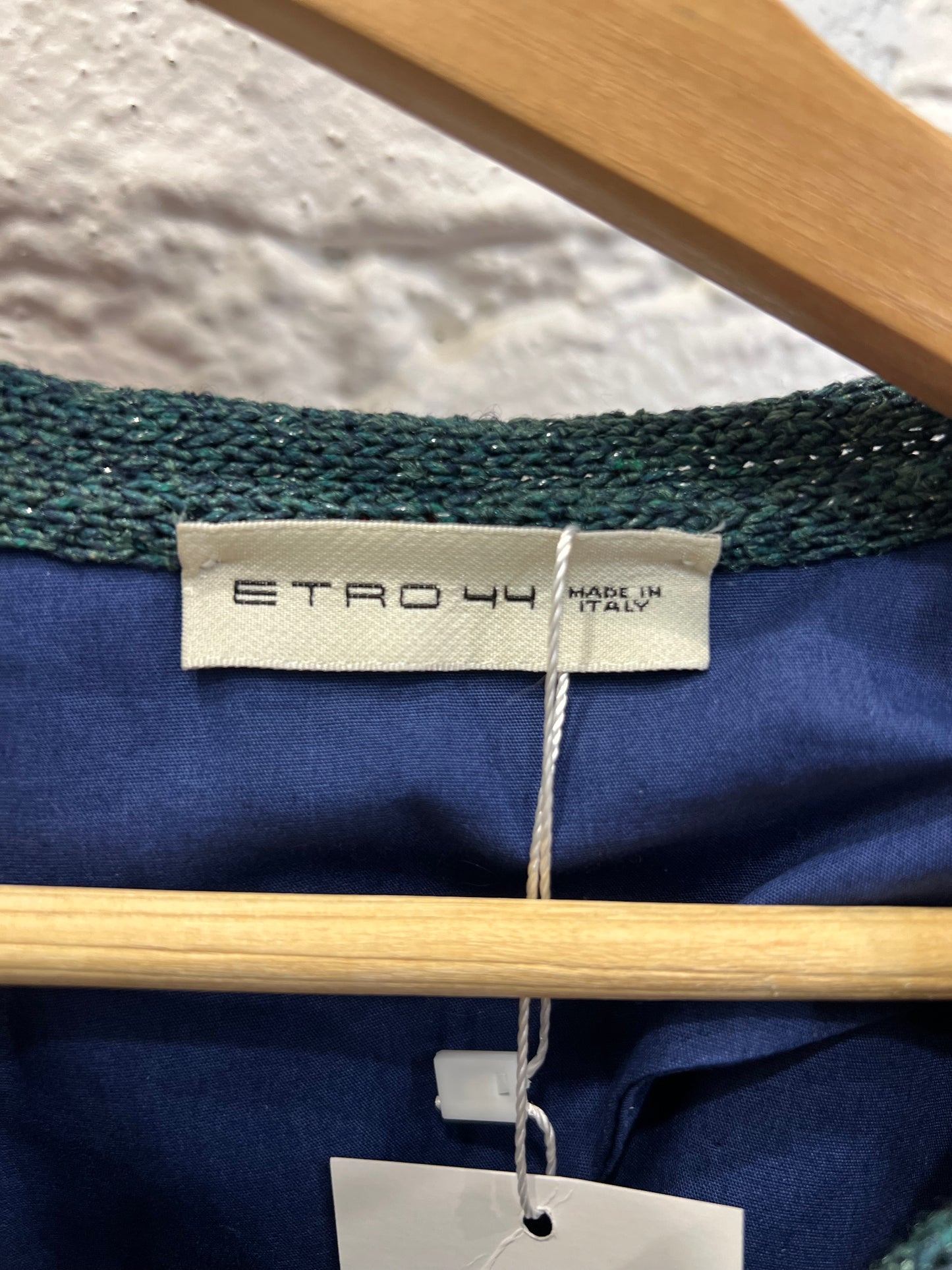 Etro 44 Multicolor Cotton-Blend Jacket