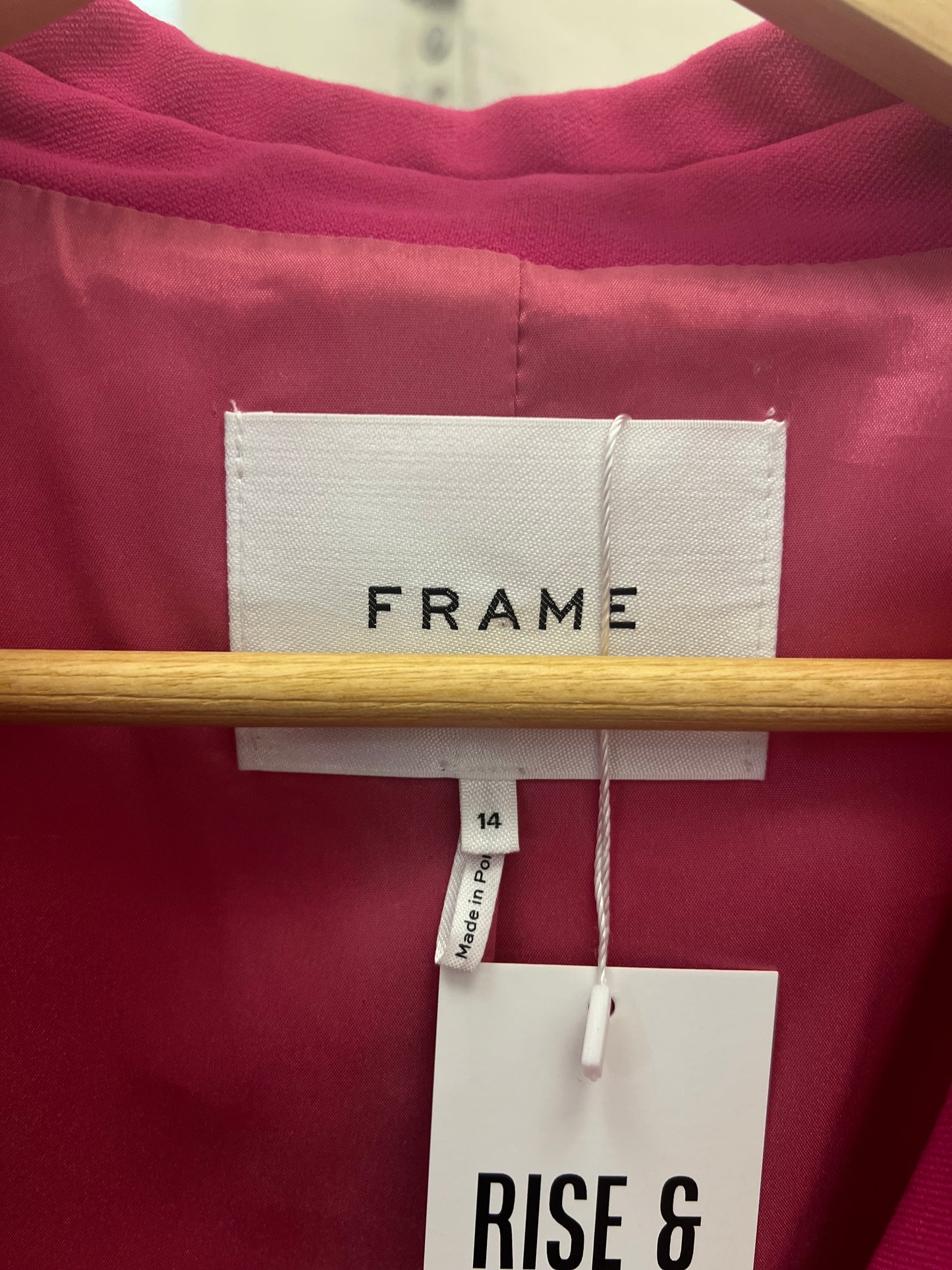 Frame Denim Pink Blazer