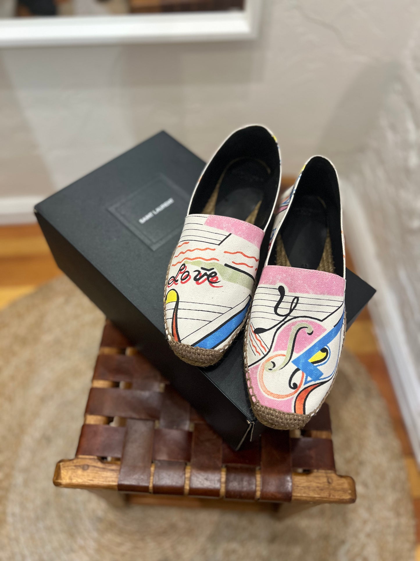 Saint Laurent Paris Love 1980 Espadrilles