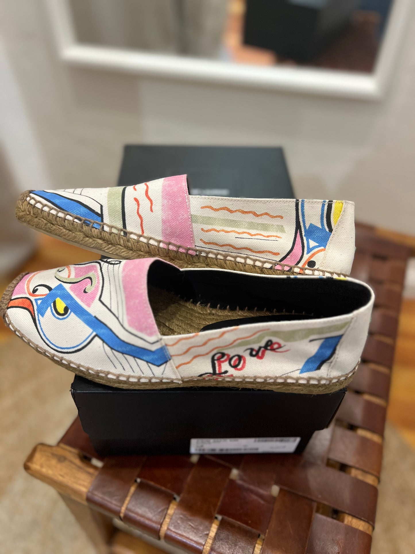Saint Laurent Paris Love 1980 Espadrilles