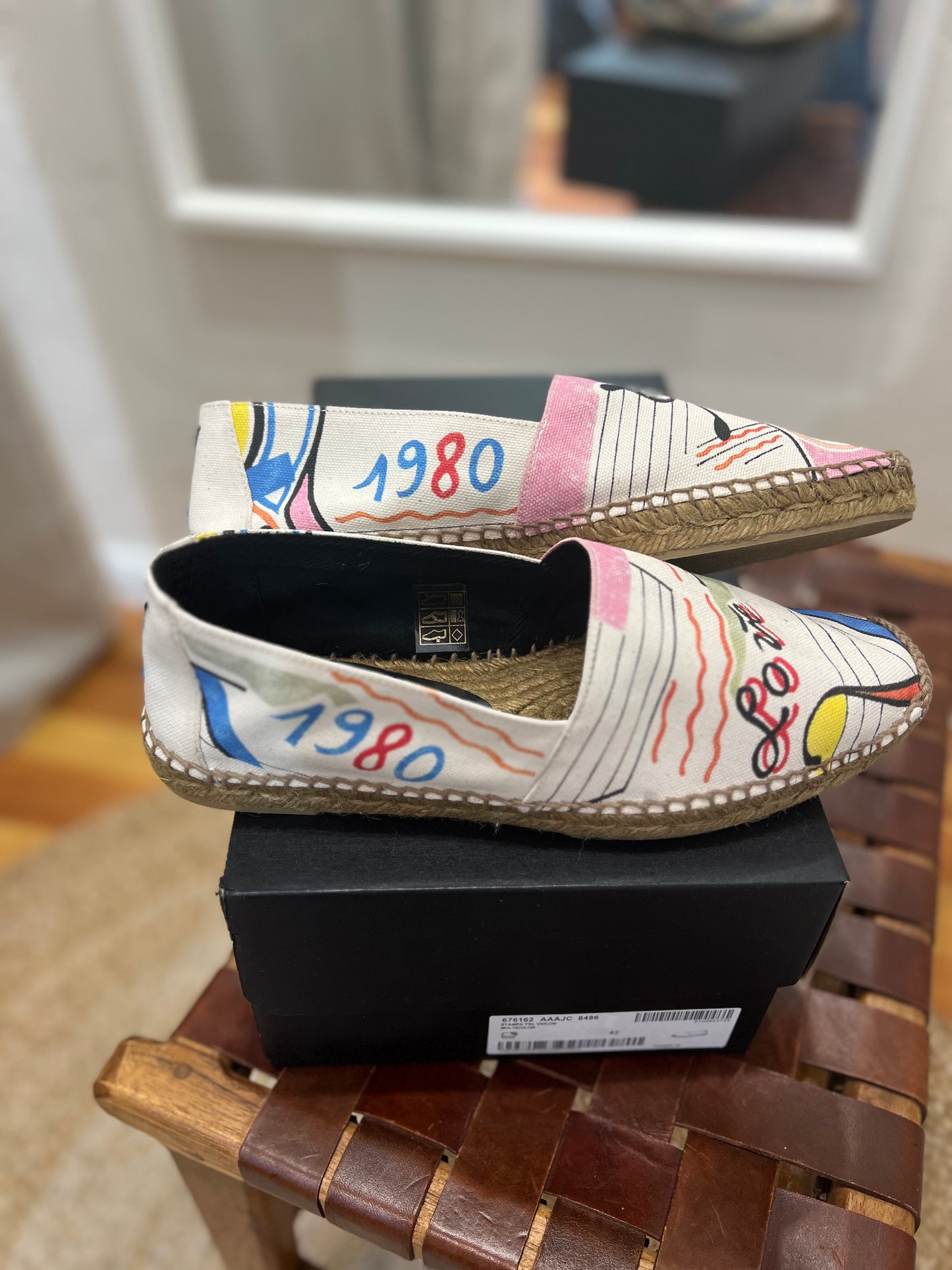 Saint Laurent Paris Love 1980 Espadrilles