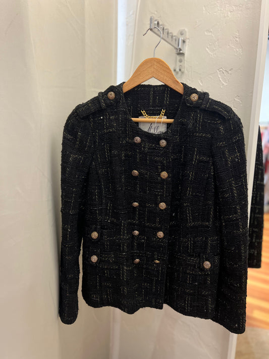 Milly Tweed Double Breasted Jacket