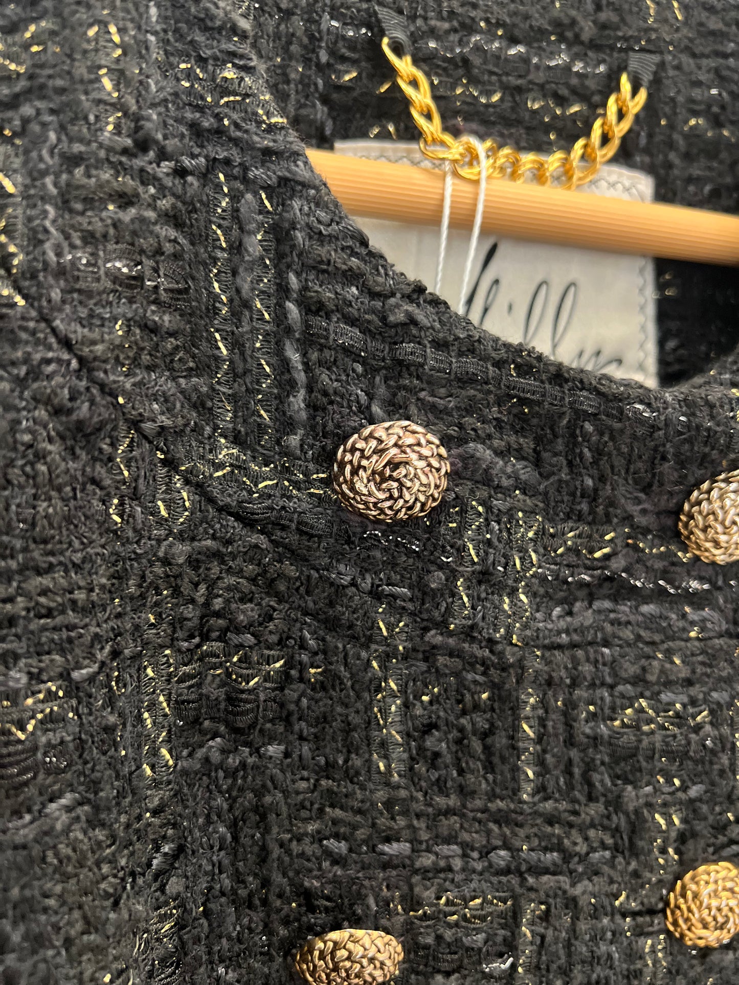 Milly Tweed Double Breasted Jacket