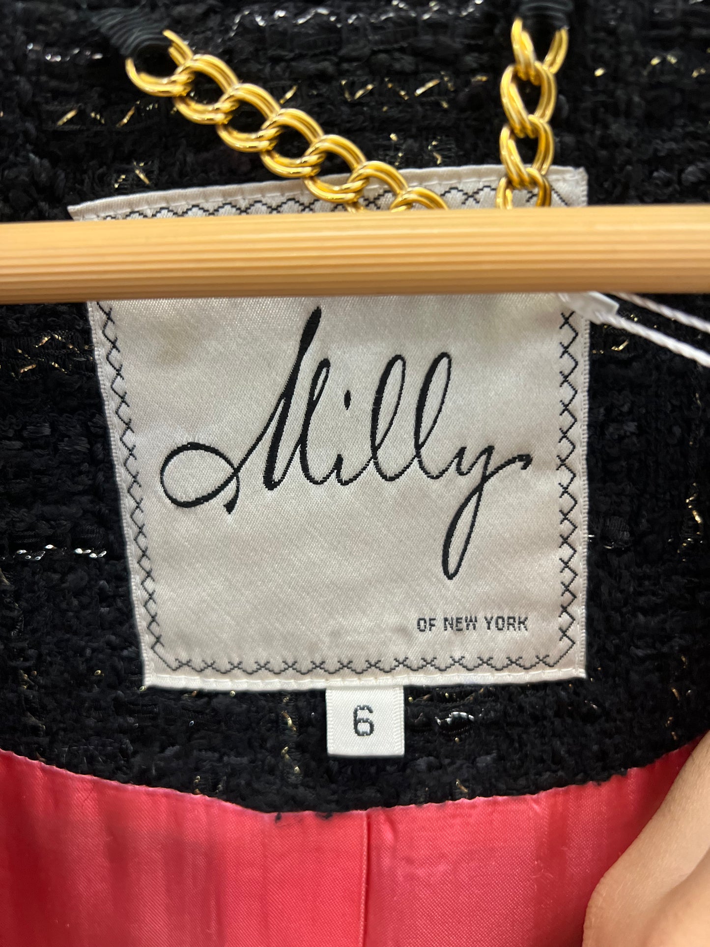 Milly Tweed Double Breasted Jacket