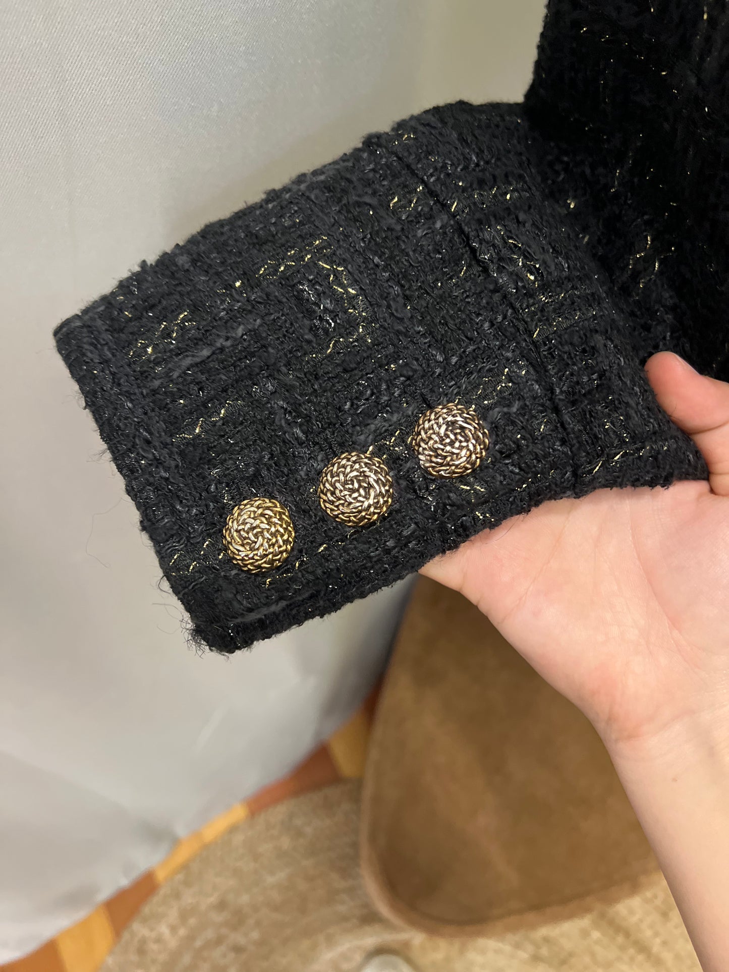 Milly Tweed Double Breasted Jacket