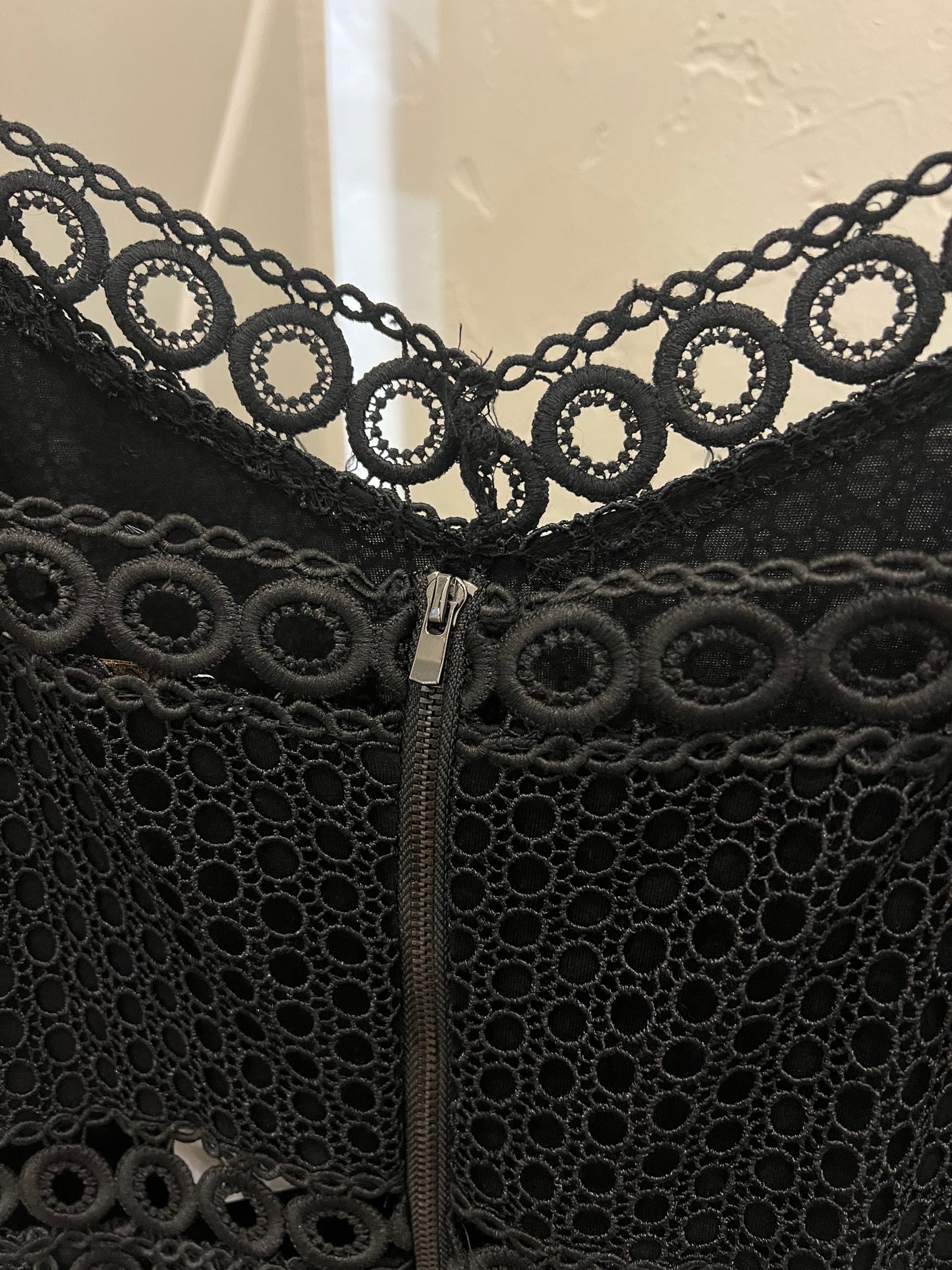 Maje Ravi black fit-and-flare dress