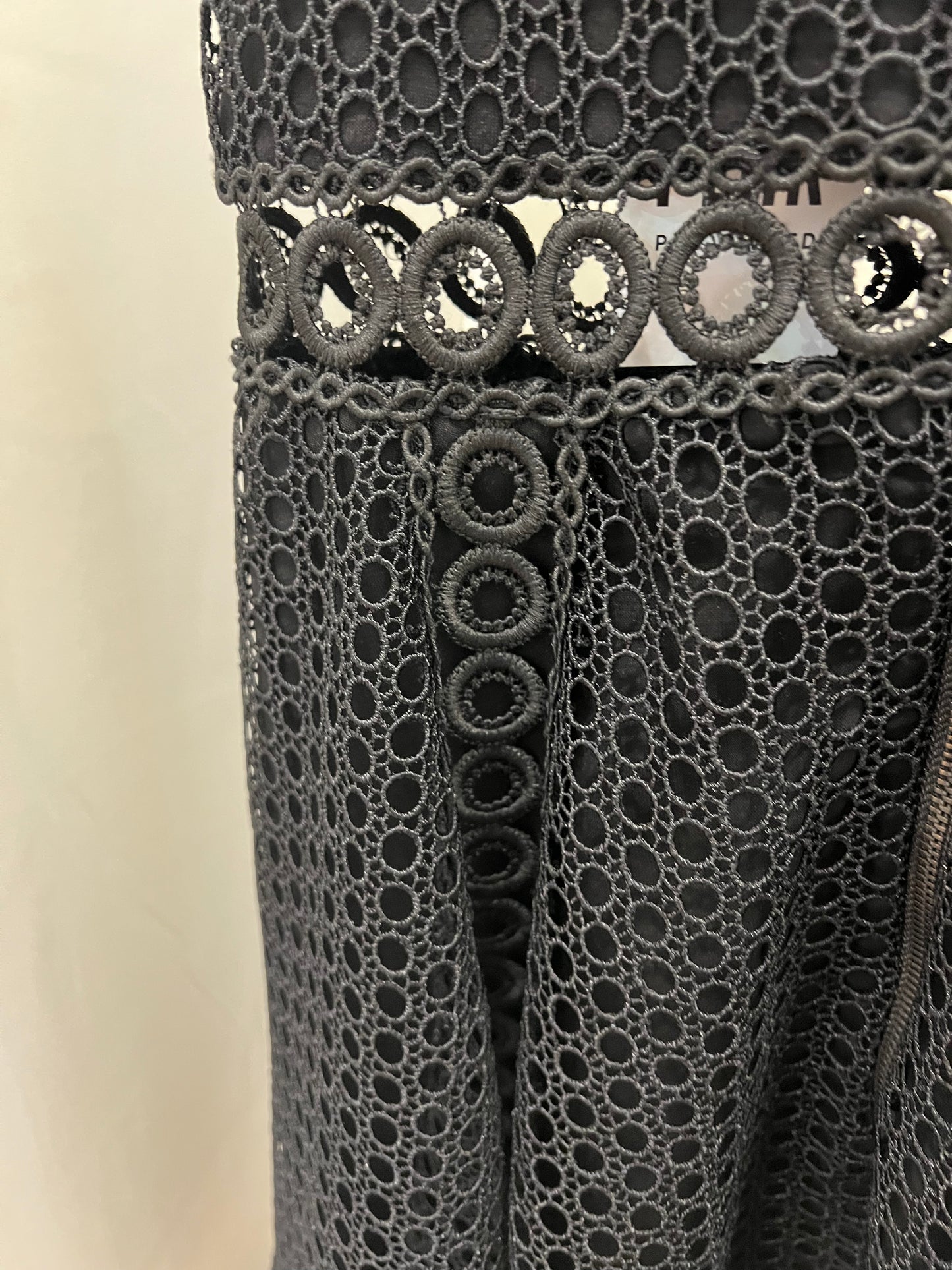 Maje Ravi black fit-and-flare dress