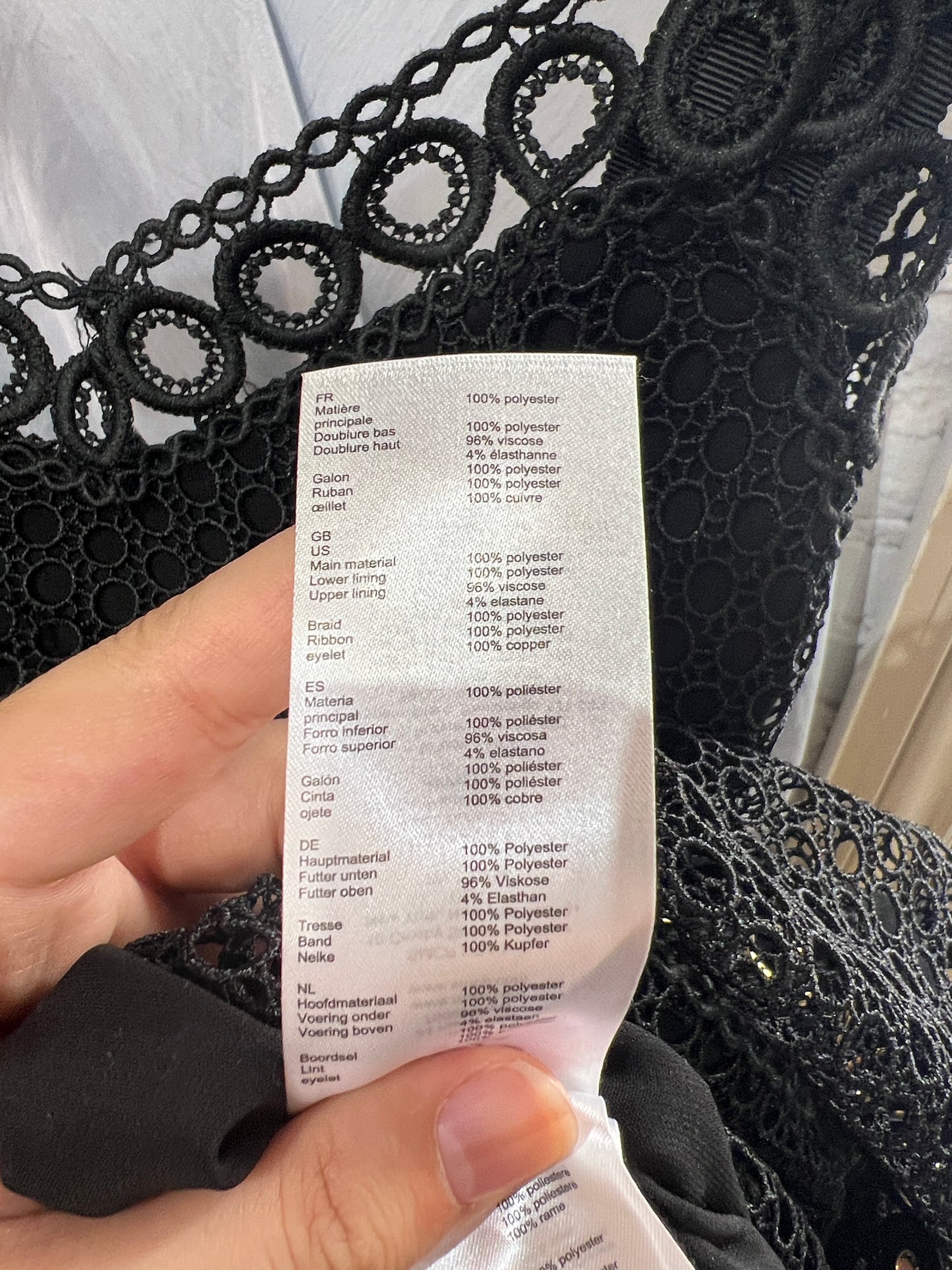 Maje Ravi black fit-and-flare dress