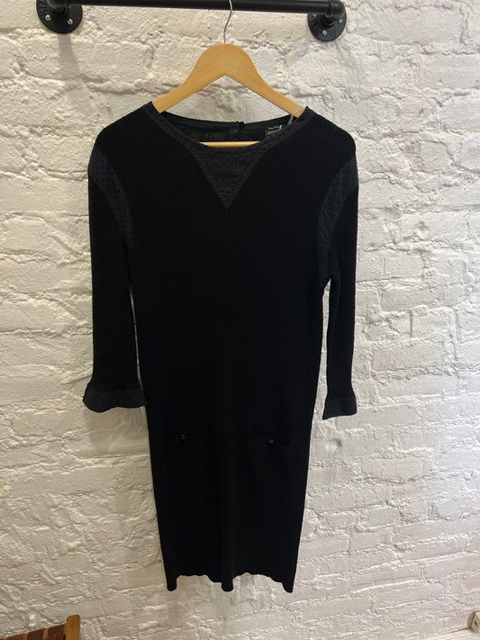 Chanel Ribbed Knit Dress