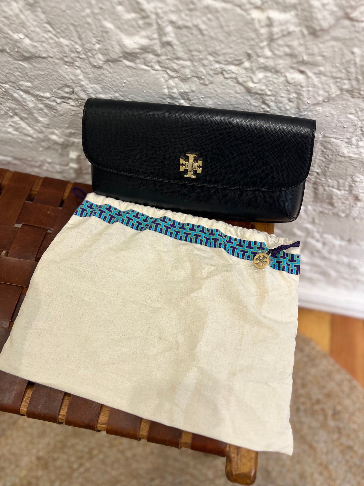 Tory Burch Diana Slim Saffiano Clutch