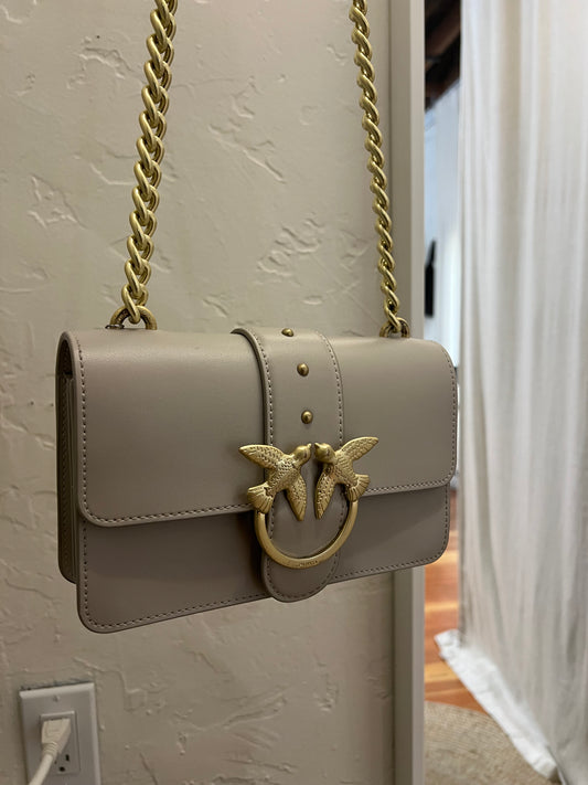 PINKO Love One Mini Crossbody Bag
