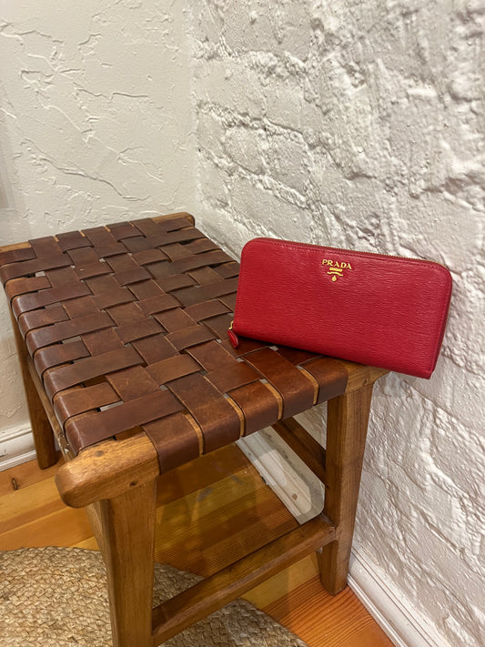 Prada Large Saffiano Leather Wallet