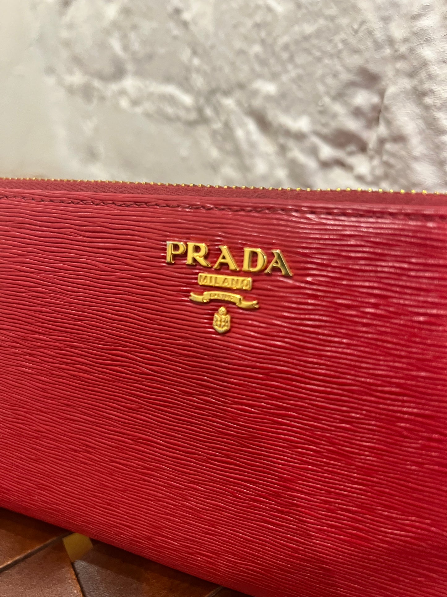 Prada Large Saffiano Leather Wallet