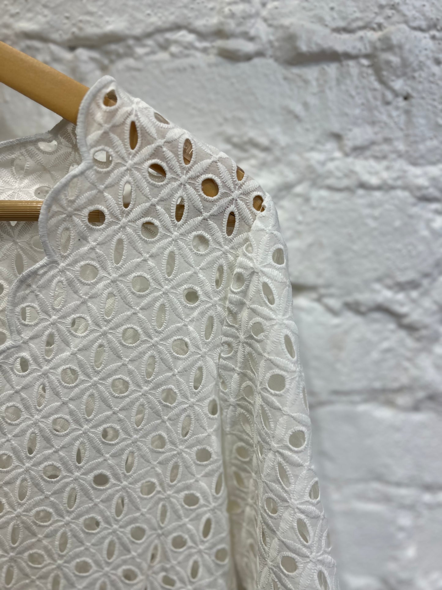 Tory Burch White Eyelet Cover Up